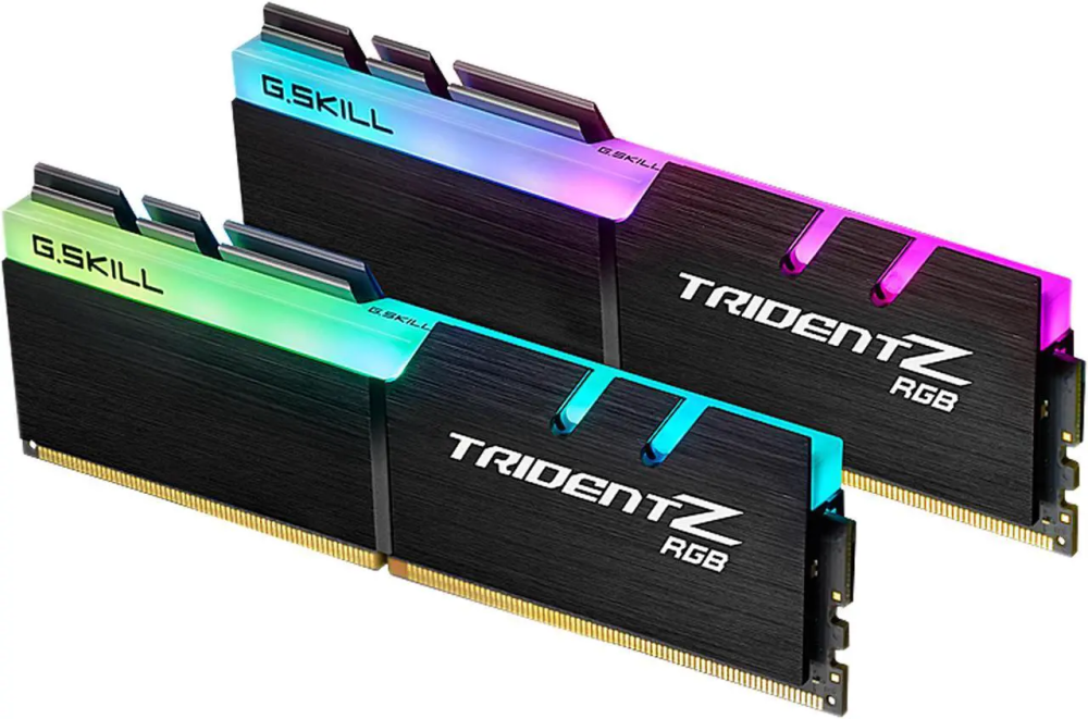 G.SKILL Trident Z RGB (For AMD) 16GB (2 x 8GB) 288-Pin PC RAM DDR4 3600 (PC4 28800) Desktop Memory Model F4-3600C18D-16GTZRX