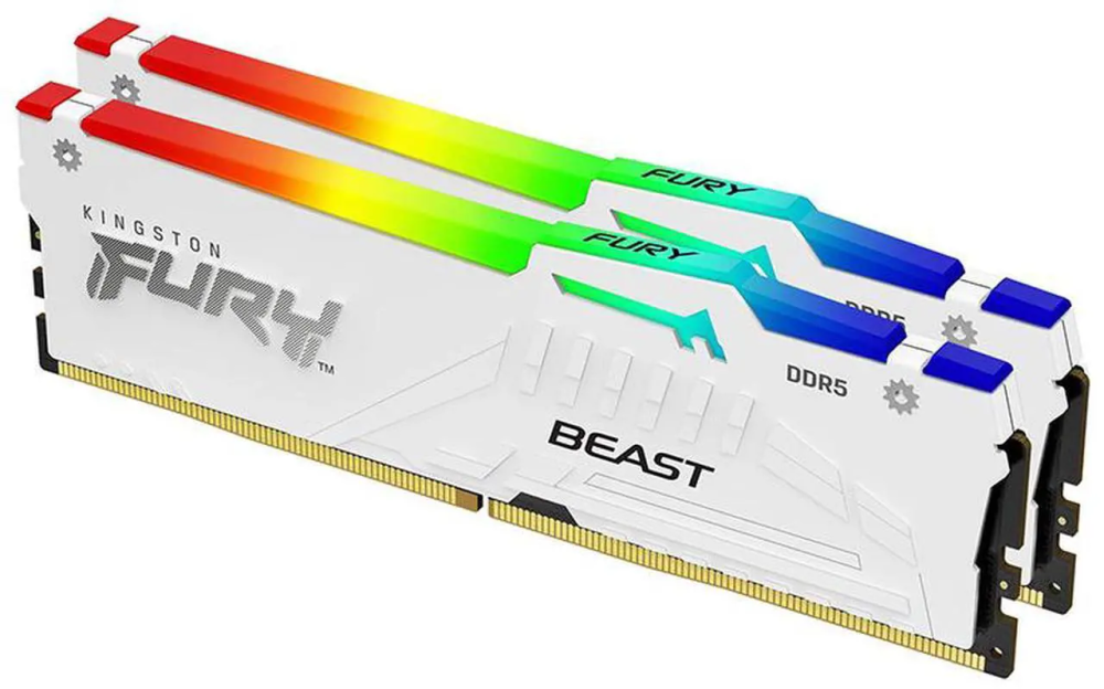Kingston FURY Beast 32GB (2 x 16GB) 288-Pin PC RAM DDR5 6000 (PC5 48000) Memory (Desktop Memory) Model KF560C30BWEAK2-32