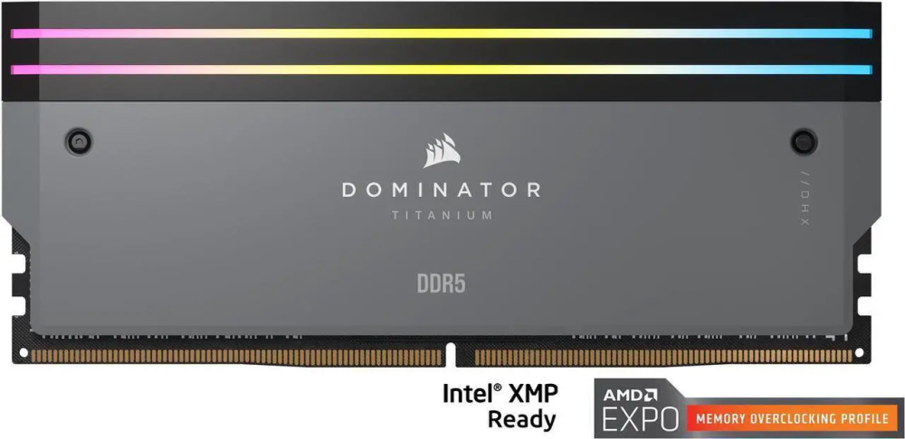 CORSAIR Dominator Titanium 96GB (2 x 48GB) DDR5 6000 (PC5 48000) Desktop Memory Model CMP96GX5M2B6000Z30 - Featured Image