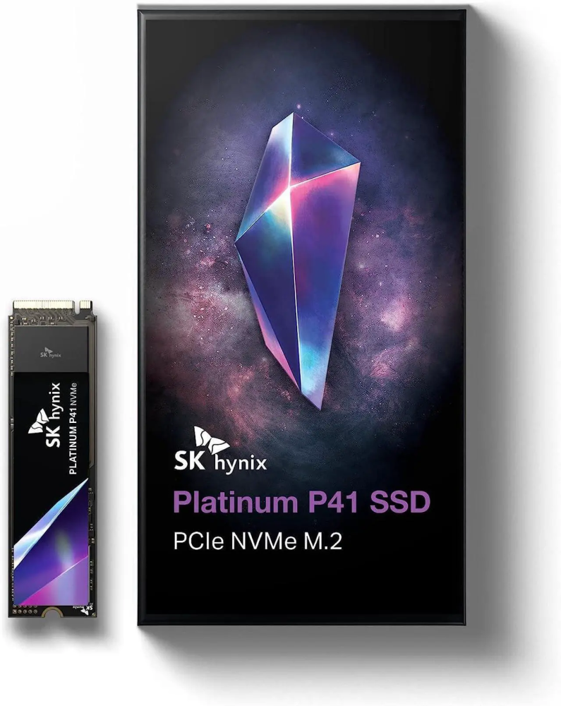 SK hynix Platinum P41 M2 SSD 2TB, M.2 2280 NVME PCIe Gen4.0 Internal SSD  l Up to 7,000MB/S l with 176-Layer NAND Flash - Featured Image