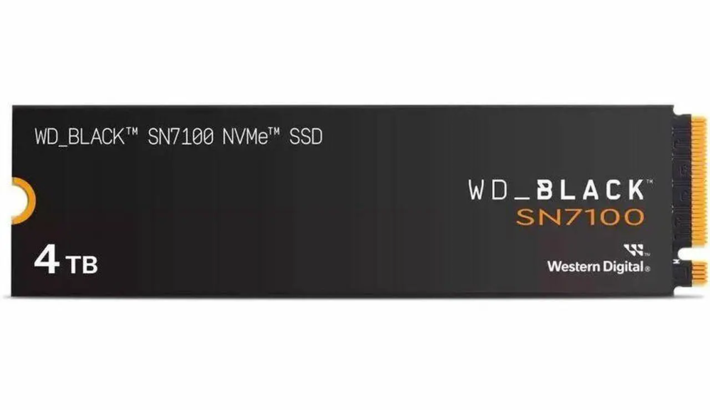 WD_BLACK SN7100 M.2 2280 4TB PCI-Express 4.0 x4 TLC 3D NAND Internal Solid State Drive (SSD) WDS400T4X0E