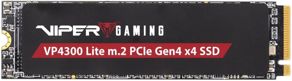 Patriot Viper VP4300 Lite M.2 PCIe Gen 4 x4 4TB SSD, Solid State Drive - VP4300L4TBM28H Up to 7,400MB/s