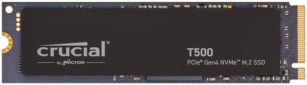 Crucial T500 2TB Gen4 NVMe M.2 Internal Gaming SSD, Up to 7400MB/s, laptop & desktop Compatible + 1mo Adobe CC All Apps - CT2000T500SSD8