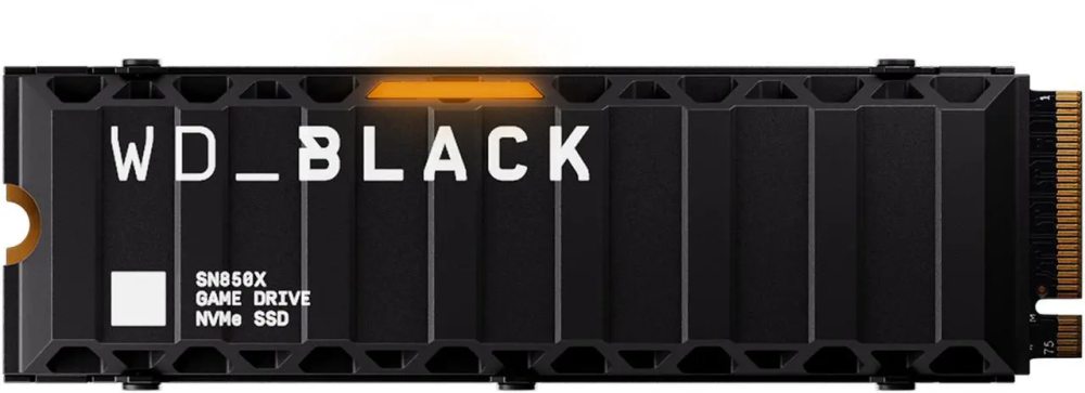WD_BLACK 8TB SN850X NVMe Internal Gaming SSD Solid State Drive with Heatsink - Works with Playstation 5, Gen4 PCIe, M.2 2280, Up to 7,300 MB/s - WDS800T2XHE