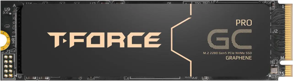 Team Group T-FORCE GC PRO M.2 2280 4TB PCIe Gen 5.0x4 with DRAM CACHE with NVMe 2.0 3D NAND Internal Solid State Drive (SSD) TM8FFL004T0C129