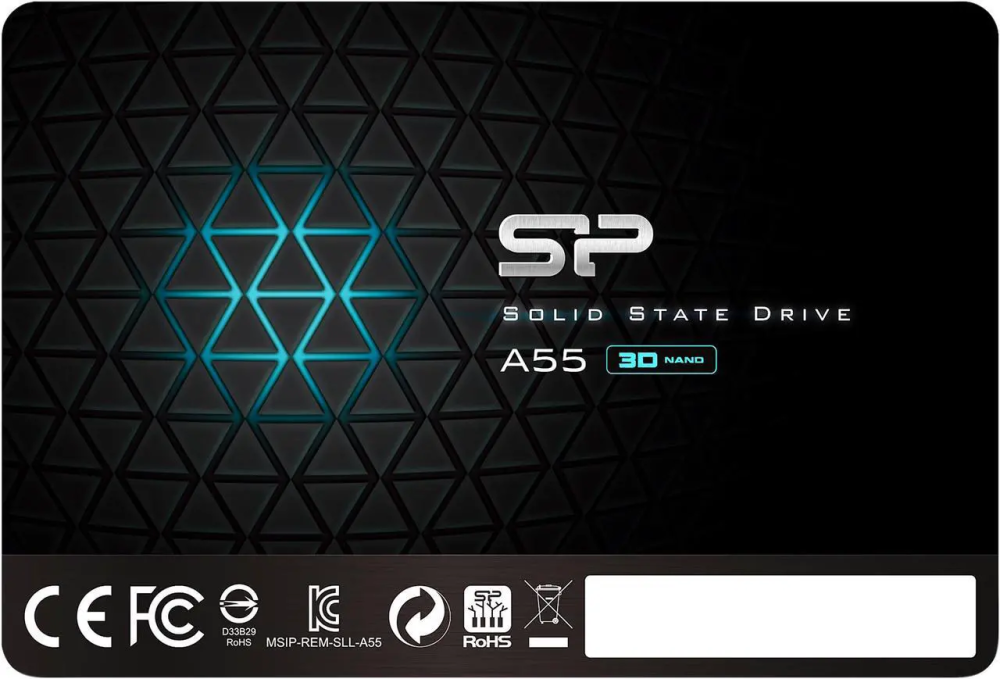 Silicon Power Ace A55 2.5" 128GB SATA III 3D NAND Internal Solid State Drive (SSD) SU128GBSS3A55S25AE
