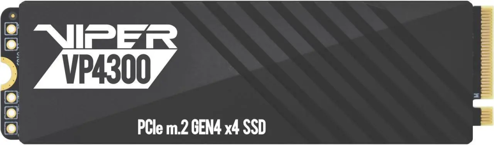 Patriot Viper VP4300 2TB M.2 Gen4 NVMe SSD – DRAM Cache, Heatsink, 7400MB/s, PCIe 4.0 x4 Internal Solid State Drive VP4300-2TBM28H - Featured Image