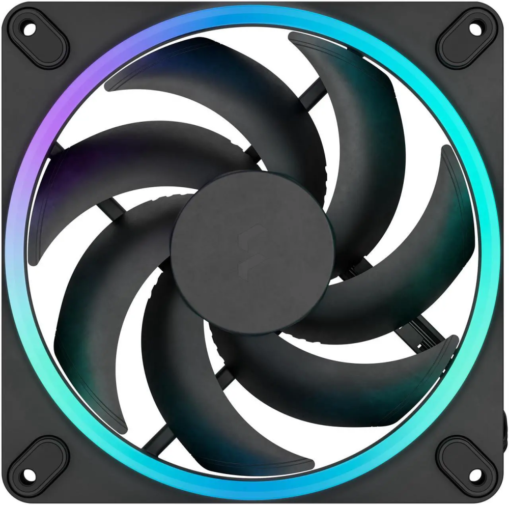 Fractal Design Momentum 14 RGB PWM Black 140 mm ARGB LED FDB (Fluid Dynamic Bearing) PC Case Fan