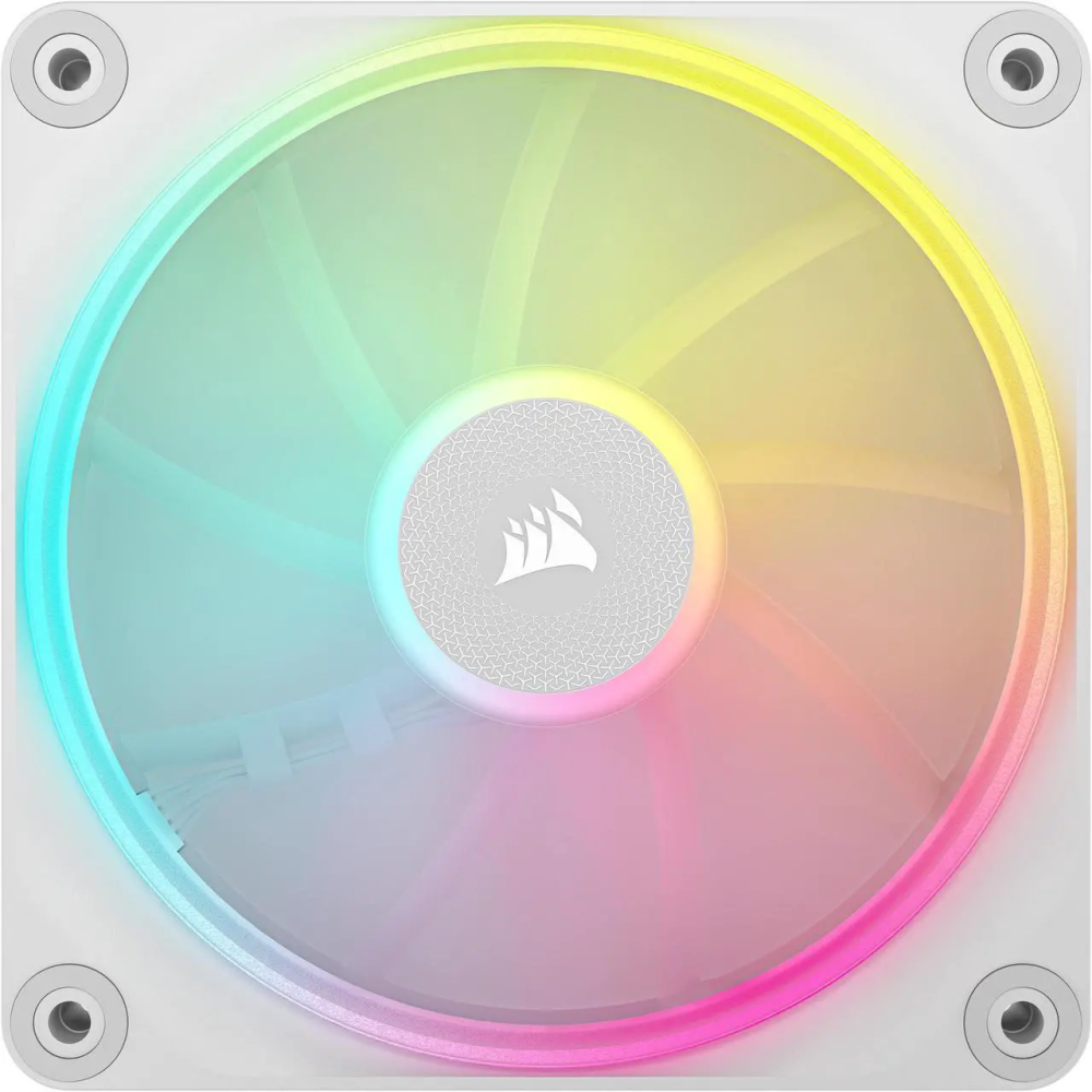 CORSAIR LX RGB Series, iCUE LINK LX120 RGB White, 120mm Fan, Single Pack