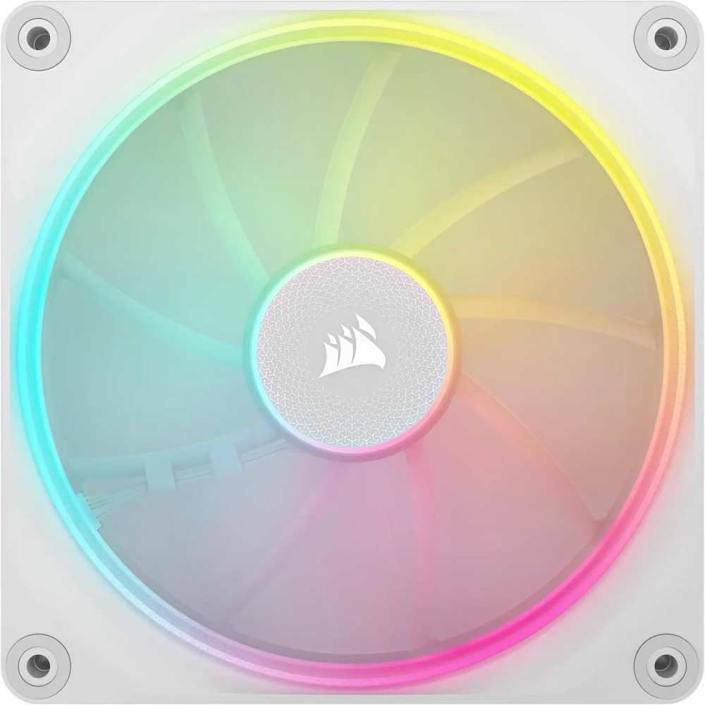 CORSAIR LX RGB Series, iCUE LINK LX140 RGB White, 140mm Fan, Single Pack