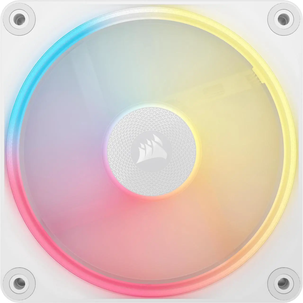 CORSAIR iCUE LINK LX120-R RGB 120mm PWM Reverse Fan Expansion - White - Reverse Fan  Blade - Dual Light Loops – Requires iCUE LINK System Hub (Sold Separately) - Featured Image