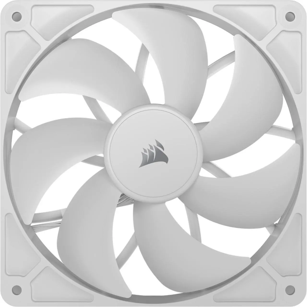 CORSAIR RS140 PWM 140mm Fan – White - Simplified Control - Daisy-Chain 4-Pin PWM Connection - Concentrated AirGuide Cooling - Magnetic Dome Bearing - Featured Image