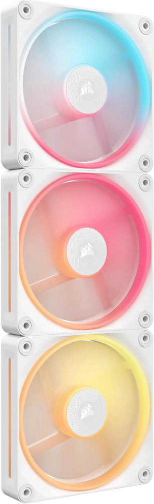 CORSAIR iCUE LINK LX120-R RGB 120mm PWM Reverse Fans Starter Kit - White – Reverse Fan  Blade - Dual Light Loops - Easy iCUE LINK Connectivity - Magnetic Dome Bearing