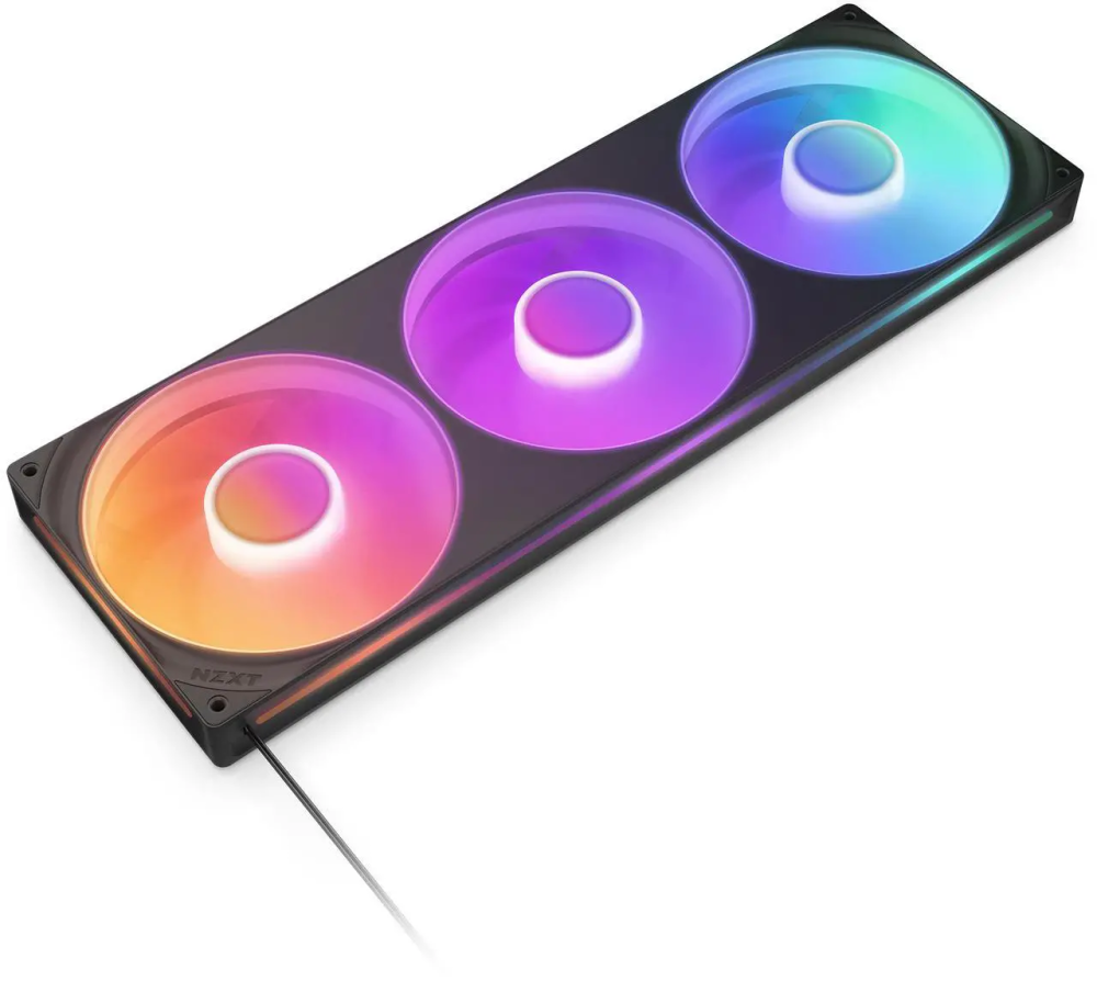 NZXT F SERIES RGB CORE 420MM BLACK SINGLE-FRAME RBG FAN UNIT