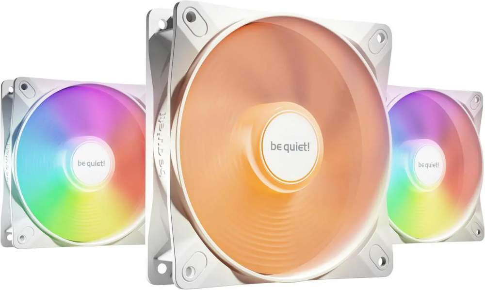be quiet! LIGHT WINGS LX 120mm PWM BL122 120mm ARGB LED Case Fan - Triple Pack
