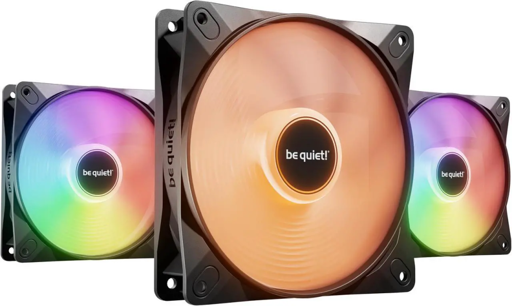 be quiet! LIGHT WINGS LX 120mm PWM BL121 120mm ARGB LED Case Fan - Triple Pack