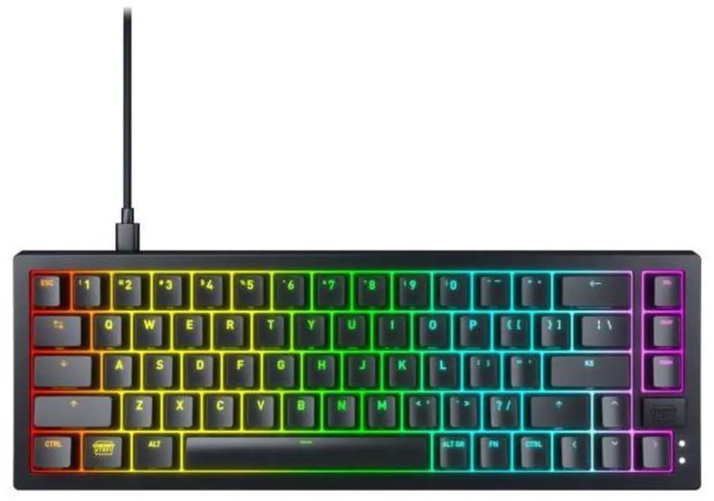 Cherry XTRFY K5V2 Compact Gaming Keyboard - Black  CX-K5V2-RGB-CPT-BLACK-R-US