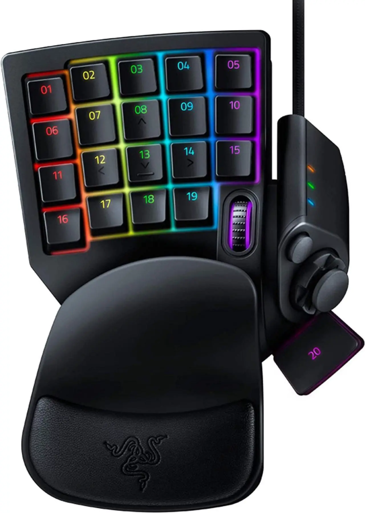 Razer Tartarus v2 Gaming Keypad: Mecha-Membrane Key Switches - 32 Programmable Keys - Customizable Chroma RGB Lighting - Programmable Macros - Classic Black - Featured Image