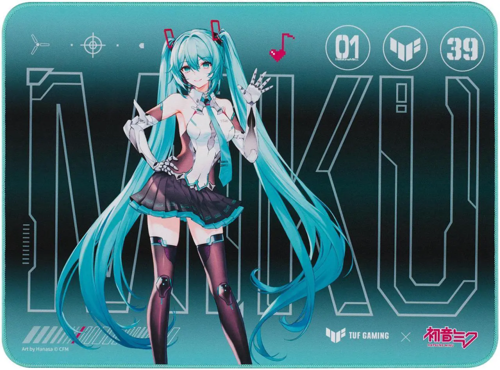 ASUS NC19 TUF GAMING P1 HATSUNE MIKU EDITION Gaming Mouse Pad