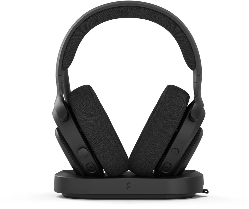 Fractal Design Scape Dark RGB Wireless Gaming Headset w/ Immersive Audio, USB Dongle & BT 5.3, Charging Stand, 40-Hr Battery, compatible with PC, Mac, PS4, PS5, Switch, Mobile - Black (FD-HS-SCA1-01) - Featured Image