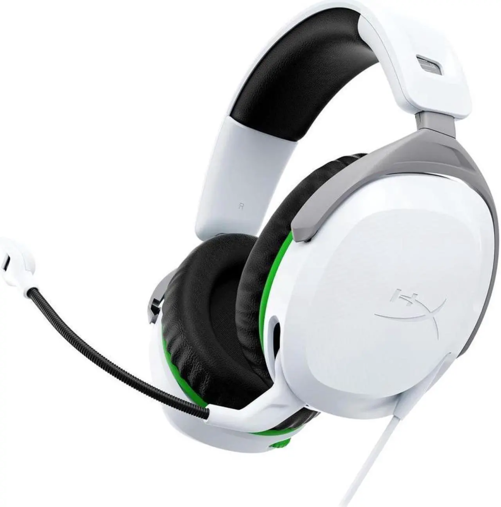 HyperX CloudX Stinger 2 – Gaming Headset for Xbox Licensed, Signature Comfort, Adjustable Headband, Wired, White