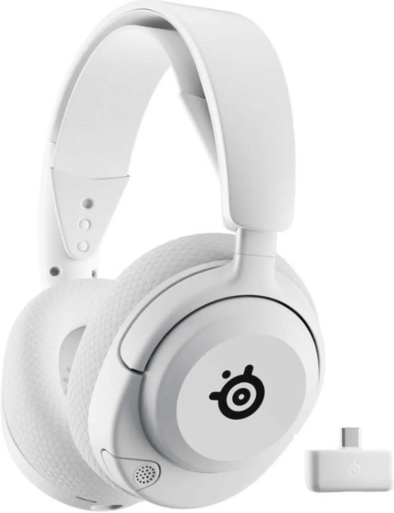 SteelSeries Arctis Nova 5 Wireless Gaming Headset for PC, PS5, PS4, mobile and Switch - White