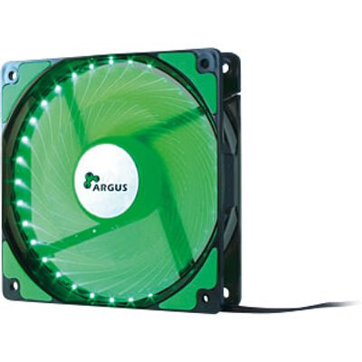 Inter-Tech Argus housing fan, 120 mm, LED green
