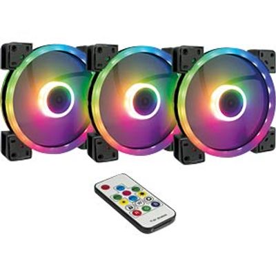Inter-Tech Argus RGB fan set RS-14, 3x 120 mm