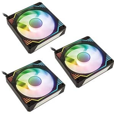 Kolink Umbra X 120-mm ARGB fan triple pack, black