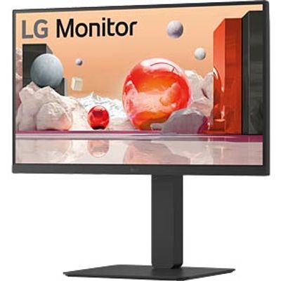 LG 24" monitor, 1080p, USB-C, speakers, pivot