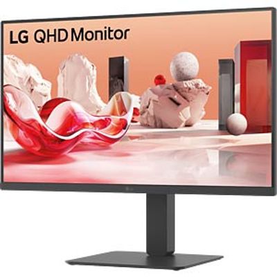 LG 27" monitor, WQHD, speakers, pivot