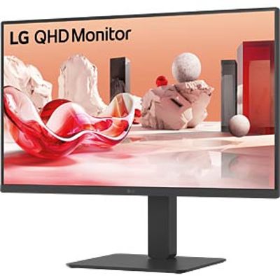 LG 27" monitor, WQHD, USB, speakers, pivot