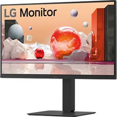 LG 27" monitor, 1080p, USB-C, speakers, pivot
