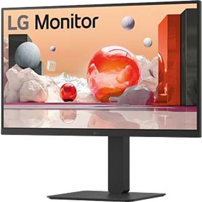LG 27" monitor, 1080p, USB-C, LAN, speakers, pivot