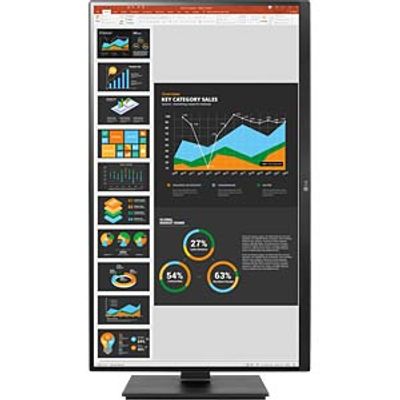 LG 27" monitor, QHD, USB-C, LAN, speakers, pivot