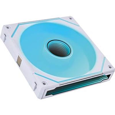 Lian Li 140 ARGB Reverse Blade PWM fan, 140 mm, white