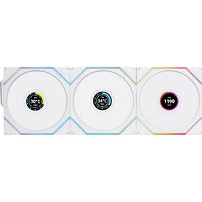Lian Li Wireless Reverse Fan, 3 Pack, 120 mm, white