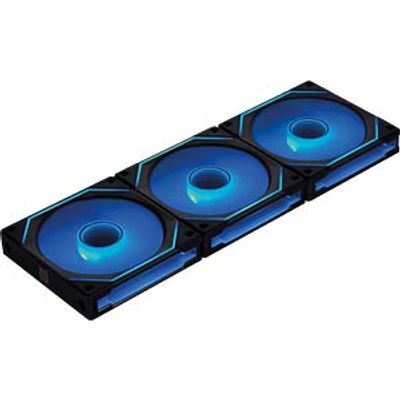 Lian Li 120 ARGB PWM fan, pack of 3, 120 mm, black