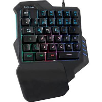 LogiLink Keyboard, USB, Gaming, illuminated