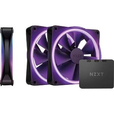 NZXT F120 RGB DUO triple pack, 120 mm PWM black