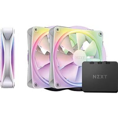 NZXT F120 RGB DUO triple pack, 120 mm PWM white