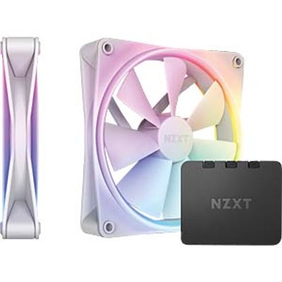 NZXT F140 RGB DUO double pack, 140 mm PWM white