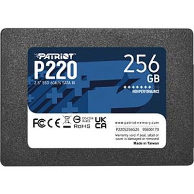 Patriot P220 2.5" SSD, 256 GB