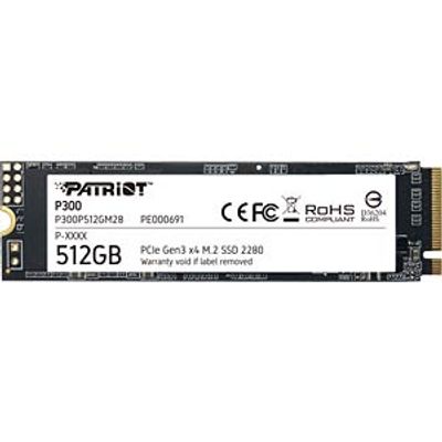 Patriot P300 NVMe SSD, 512 GB