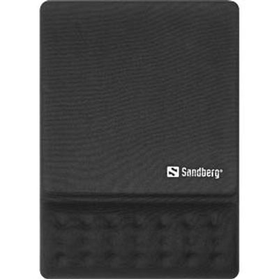 SANDBERG 520-38 - Mouse mat, with wrist rest, black
