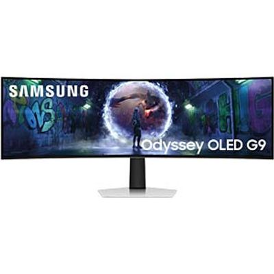 Samsung 49" curved monitor, OLED, USB, silver