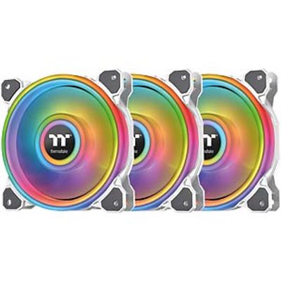 Thermaltake Riing Quad 12 RGB, 120 mm, white, pack of 3