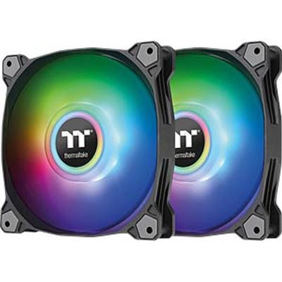 Thermaltake Pure Duo 14 ARGB, 140 mm, black, pack of 2