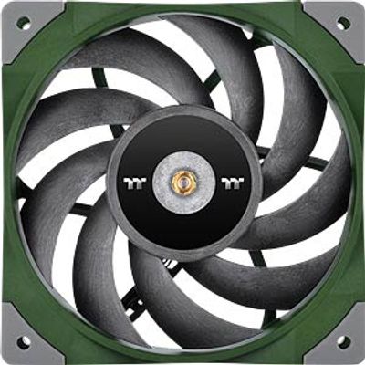 Thermaltake Toughfan 12, 120 mm single, green