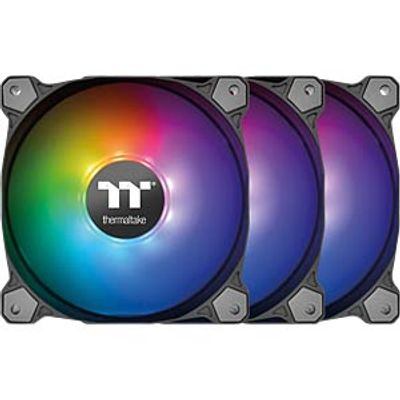 Thermaltake Pure 12 ARGB, 120 mm, black, pack of 3